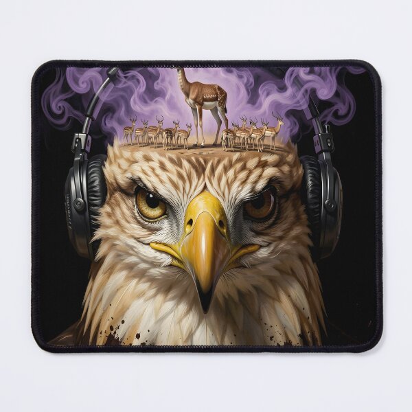 Item preview, Eagle's Desert Rhythm - Majestic Predator Music Art designed and sold by SupernovaNote.