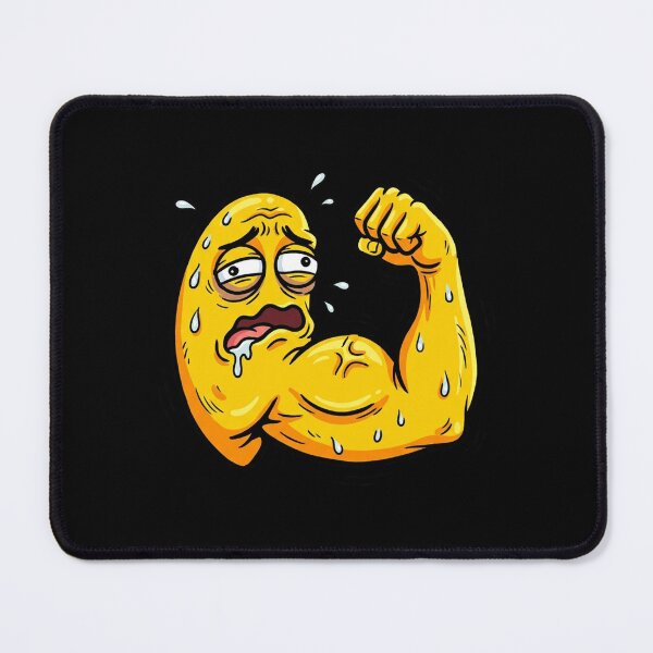 Item preview, Funny Exhausted Muscle Emoji Gym Cartoon designed and sold by DuckOddity.