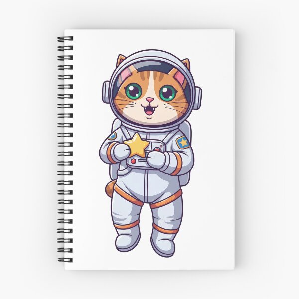 Item preview, Cute Cat Astronaut Holding Star Kawaii Space Explorer designed and sold by M.Store.