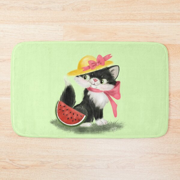 Item preview, Retro Calendar cats July summer kitty designed and sold by Ash Evans.