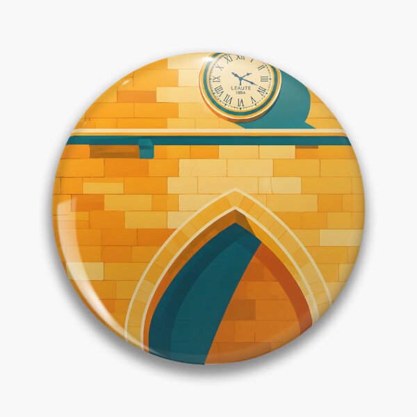 Item preview, Vincennes Castle Clock – Vintage Paris Travel Poster designed and sold by White-Camel.