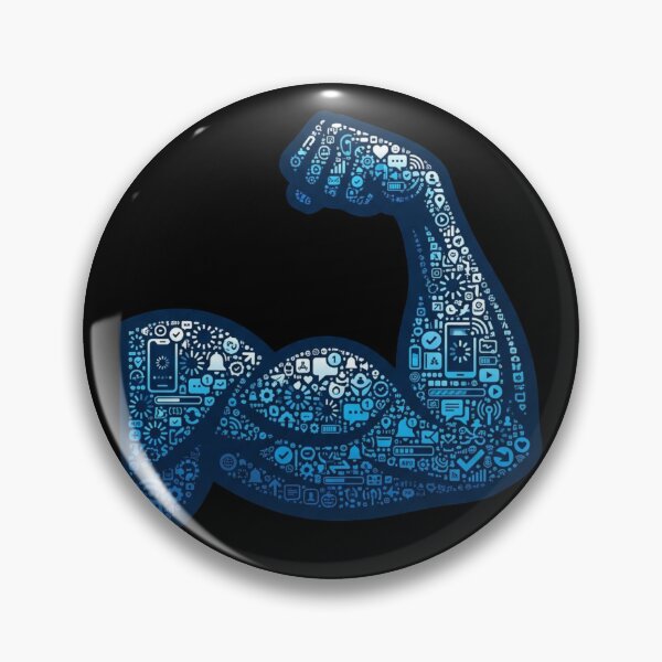 Item preview, Satirical Flex Culture Muscle Emoji Social Media Art designed and sold by DuckOddity.