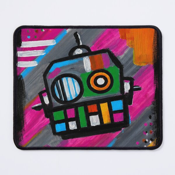 Item preview, Robot No. 02| Colourful Urban Folk Art Character by GWART designed and sold by GWARTGB.