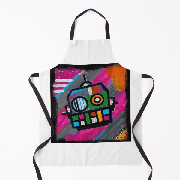 Item preview, Robot No. 02| Colourful Urban Folk Art Character by GWART designed and sold by GWARTGB.