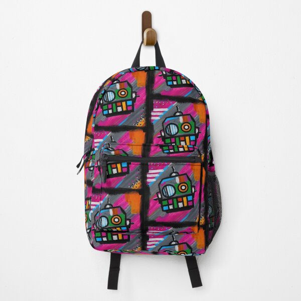 Item preview, Robot No. 02| Colourful Urban Folk Art Character by GWART designed and sold by GWARTGB.