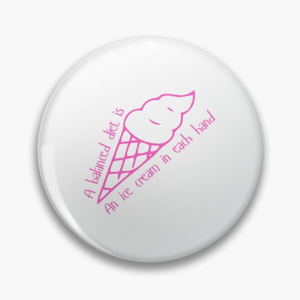 Item preview, Ice Cream Diet - pink type designed and sold by ABitOnTheSide.