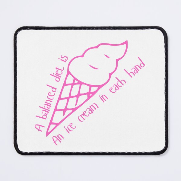 Item preview, Ice Cream Diet - pink type designed and sold by ABitOnTheSide.