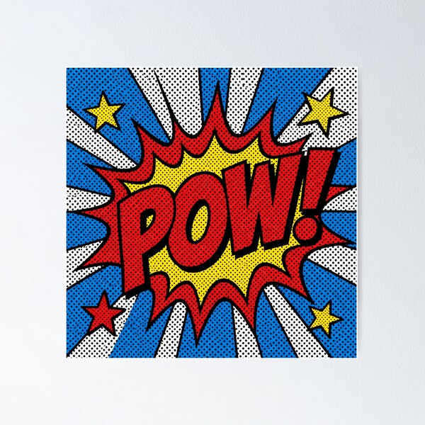 Item preview, Pop Art POW Comic Book Action Explosion designed and sold by Owcomm.
