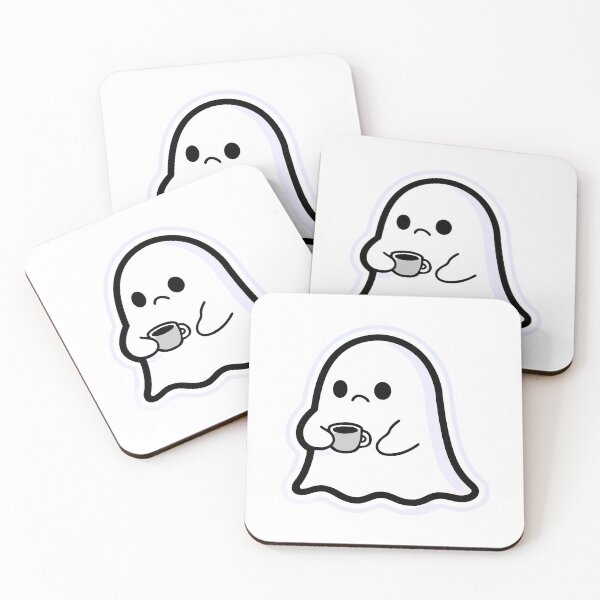 Item preview, Cute Introvert Ghost Sticker designed and sold by inkfusionhub99.