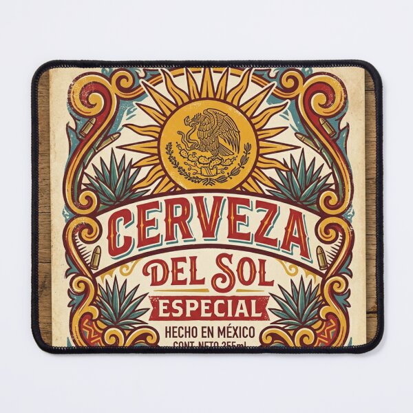 Item preview, Cerveza Del Sol Vintage Label designed and sold by We Got Sol.