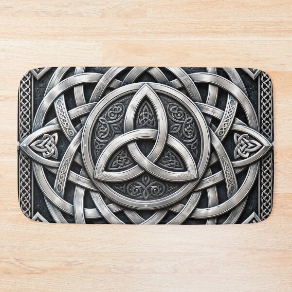 Item preview, Celtic Triquetra Silver Knotwork Emblem designed and sold by Owcomm.