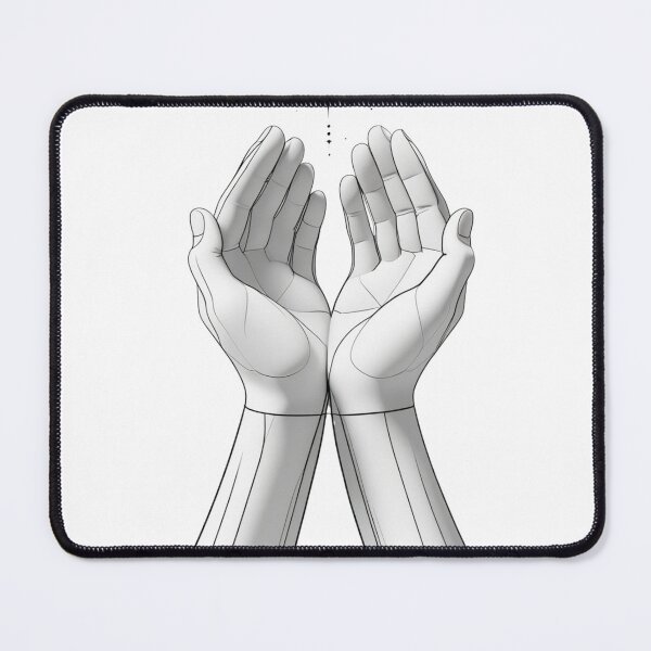 Item preview, Modern Manifest Receiving Hands Sticker designed and sold by VeloraCrafts.
