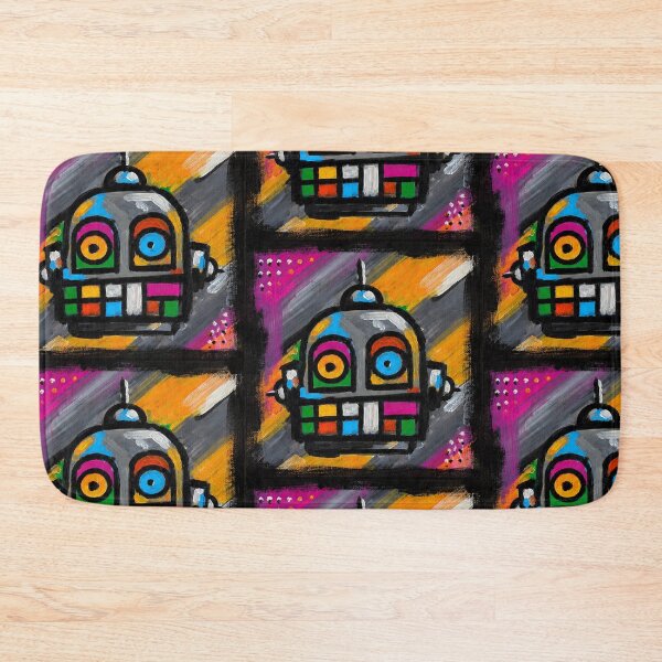 Item preview, Robot No. 03| Colourful Urban Folk Art Character by GWART designed and sold by GWARTGB.