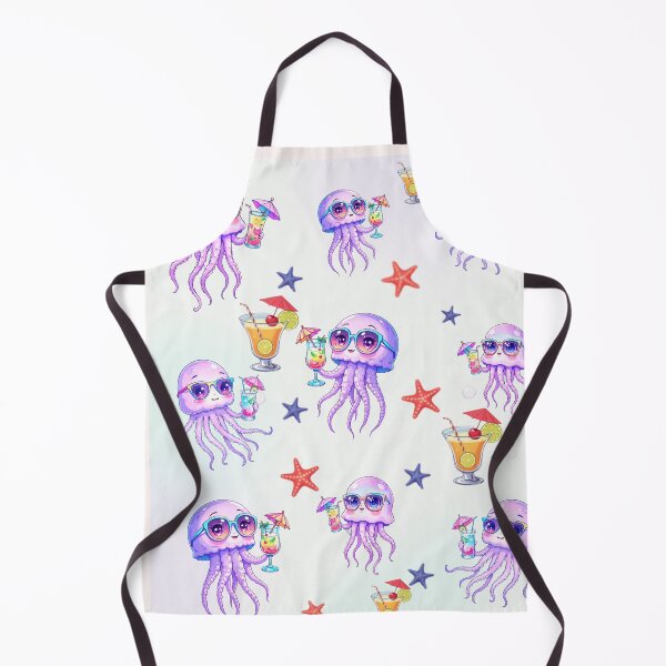 Item preview, Summer Jellyfish Party – Cute Kawaii Ocean Pattern designed and sold by DariaCraft.