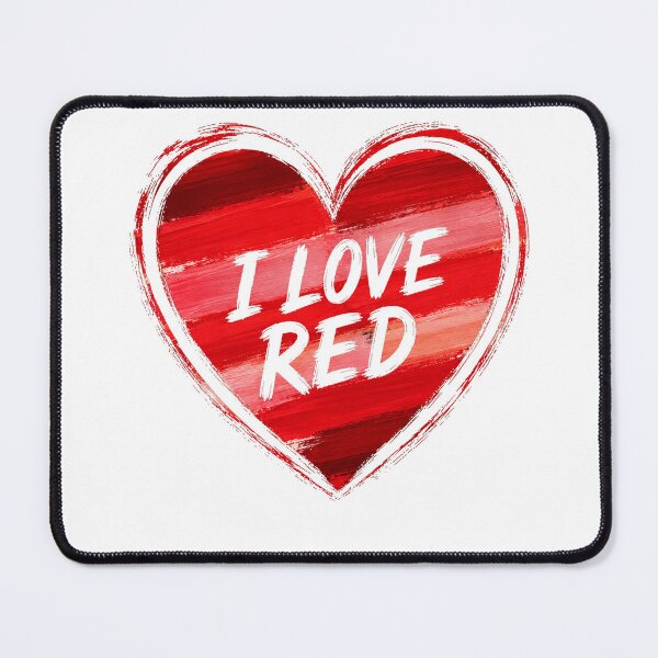 Item preview, I Love Red – Artistic Heart designed and sold by KaSenArt26.