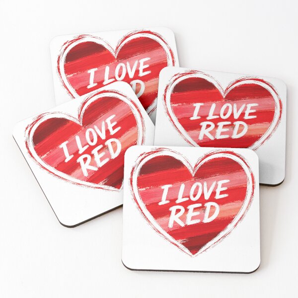 Item preview, I Love Red – Artistic Heart designed and sold by KaSenArt26.