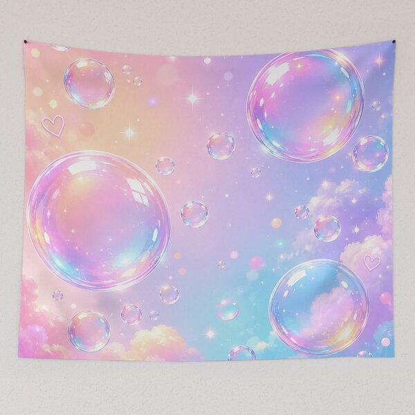 Item preview, Pastel Dream Bubbles in a Cloudy Sky designed and sold by Owcomm.