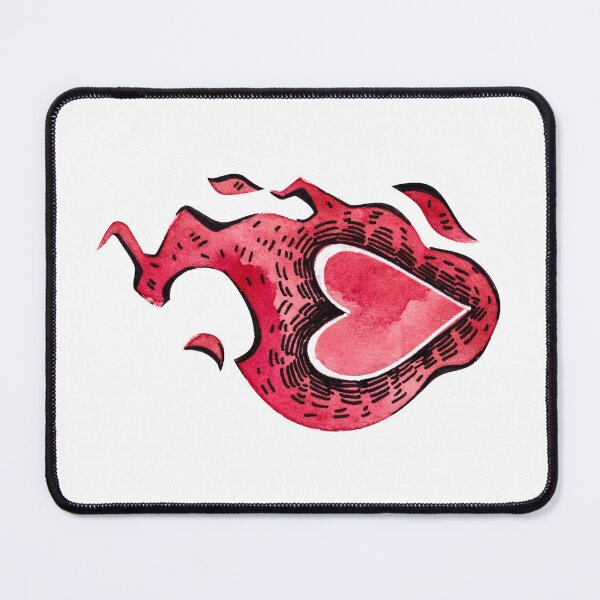 Item preview, Burning Heart designed and sold by Ink & Silence by Loraaart.