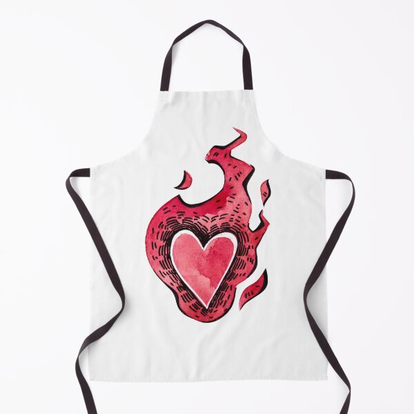 Item preview, Burning Heart designed and sold by Ink & Silence by Loraaart.