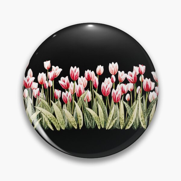 Item preview, Garden Pastel Tulips In A Straight Row designed and sold by Echo Aesthetics.