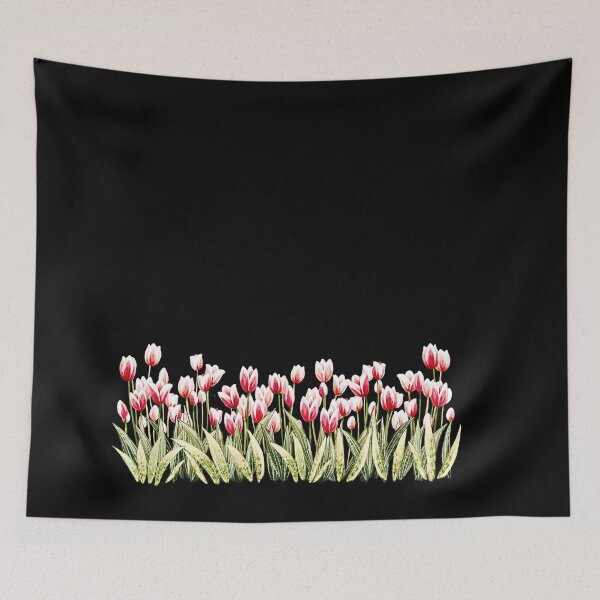 Item preview, Garden Pastel Tulips In A Straight Row designed and sold by Echo Aesthetics.