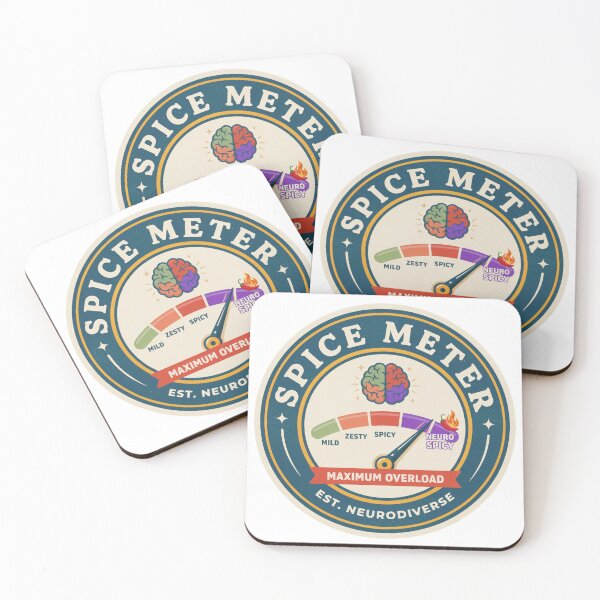 Item preview, Neuro Spicy Maximum Overload – Funny Neurodivergent ADHD Brain Meter designed and sold by ArcticFoxStudio.