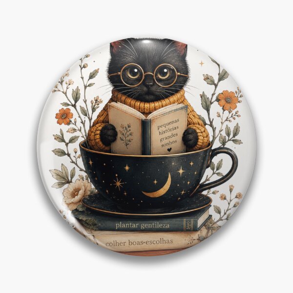 Item preview, Wise little cat in a magical universe designed and sold by CristianeAguiar.