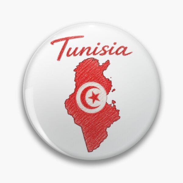 Item preview, Map of Tunisia with Tunisian flag designed and sold by JOANNASKAH.
