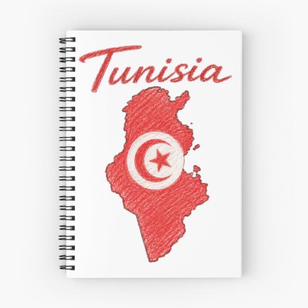 Item preview, Map of Tunisia with Tunisian flag designed and sold by JOANNASKAH.