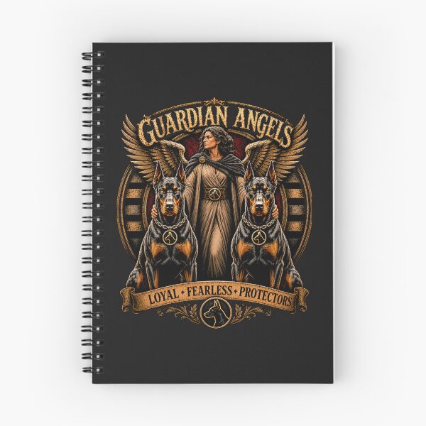 Item preview, Guardian Angels – Loyal • Fearless • Protectors | Doberman Tribute designed and sold by Sanctum Icons.