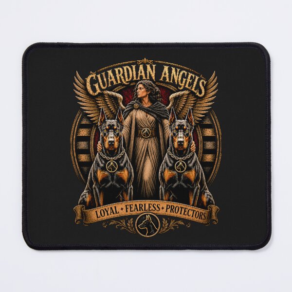 Item preview, Guardian Angels – Loyal • Fearless • Protectors | Doberman Tribute designed and sold by Sanctum Icons.