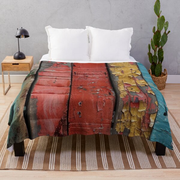 Item preview, Vintage Weathered Wood With Peeling Paint Photo Art designed and sold by DEC02.