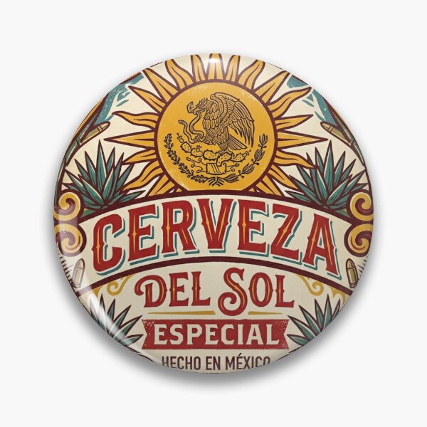 Item preview, Cerveza Del Sol Vintage Label Sticker designed and sold by We Got Sol.