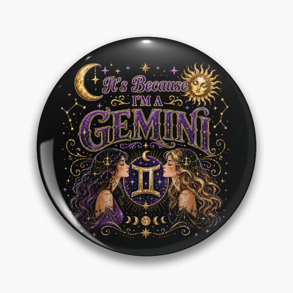 Item preview, It's Becouse I'm a Gemini designed and sold by super-think.
