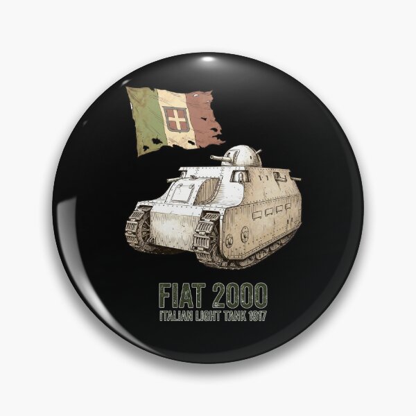 Item preview, Fiat 2000 Italian Tank 1917 Retro Art designed and sold by flamini.