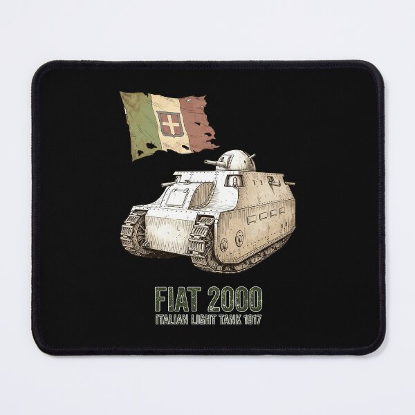 Item preview, Fiat 2000 Italian Tank 1917 Retro Art designed and sold by flamini.
