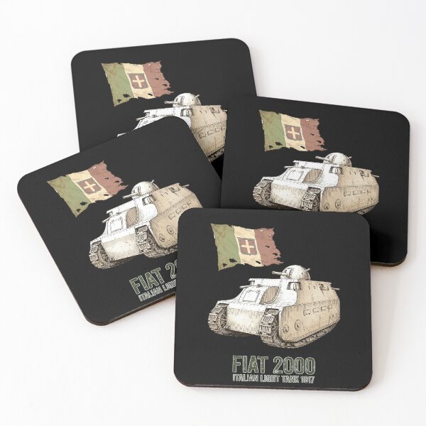 Item preview, Fiat 2000 Italian Tank 1917 Retro Art designed and sold by flamini.