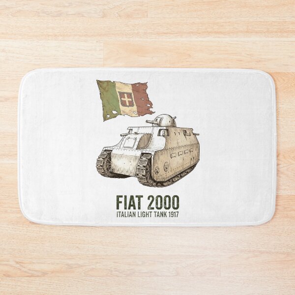 Item preview, Fiat 2000 Italian Tank 1917 Retro Art designed and sold by flamini.