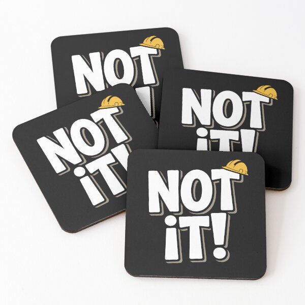 Item preview, Not It Funny Construction Worker Saying Gift for Men designed and sold by Say It With Ink.