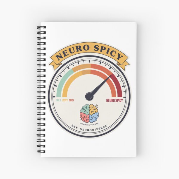 Item preview, Neuro Spicy Maximum Overload Meter – Funny ADHD Neurodivergent Brain Gauge Design designed and sold by ArcticFoxStudio.