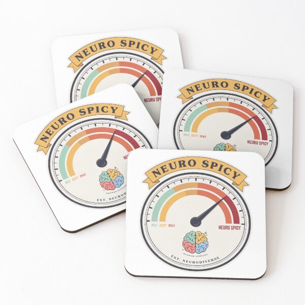 Item preview, Neuro Spicy Maximum Overload Meter – Funny ADHD Neurodivergent Brain Gauge Design designed and sold by ArcticFoxStudio.