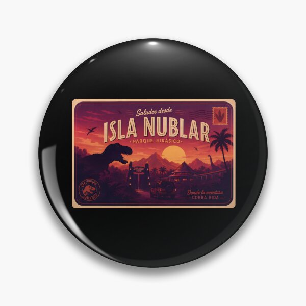 Item preview, postcard greetings from jurassic logo rusted park  designed and sold by Blck-Acid-Devil.