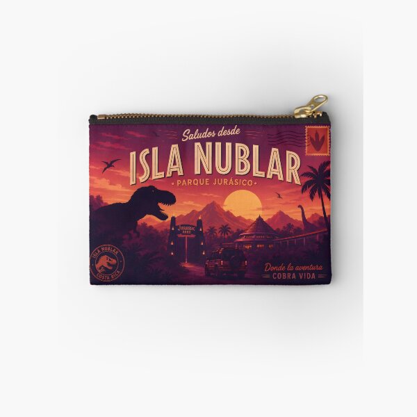 Item preview, postcard greetings from jurassic logo rusted park  designed and sold by Blck-Acid-Devil.