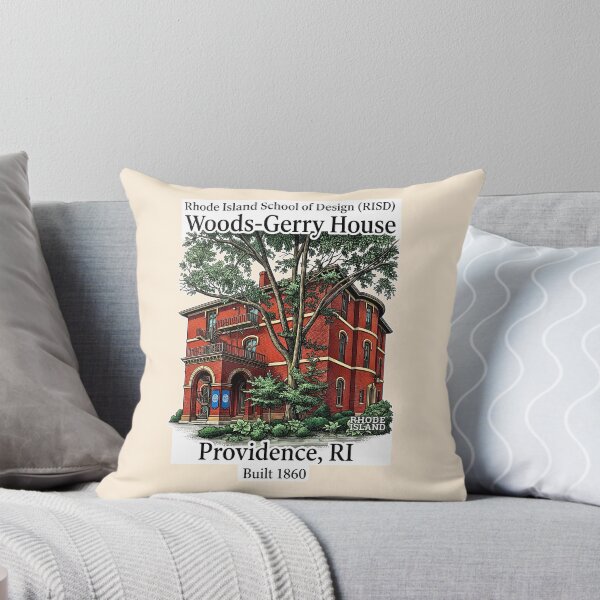 Item preview, Vintage Engraving Style Woods-Gerry House Providence RI designed and sold by EvergreenPark - Tee Studio.