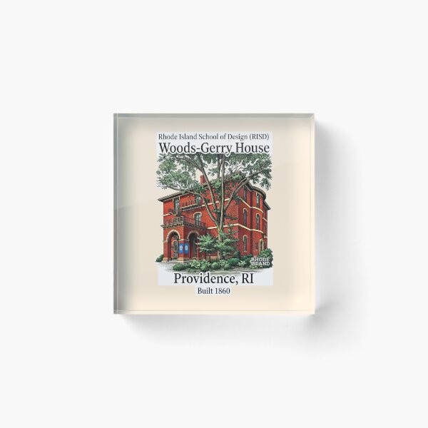 Item preview, Vintage Engraving Style Woods-Gerry House Providence RI designed and sold by EvergreenPark - Tee Studio.