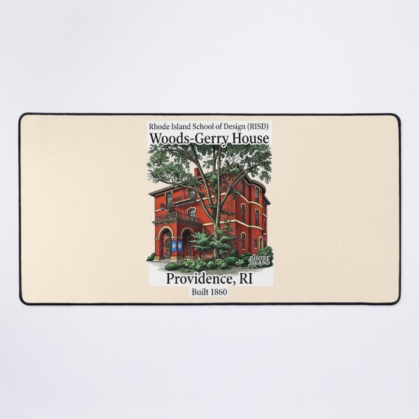 Item preview, Vintage Engraving Style Woods-Gerry House Providence RI designed and sold by EvergreenPark - Tee Studio.