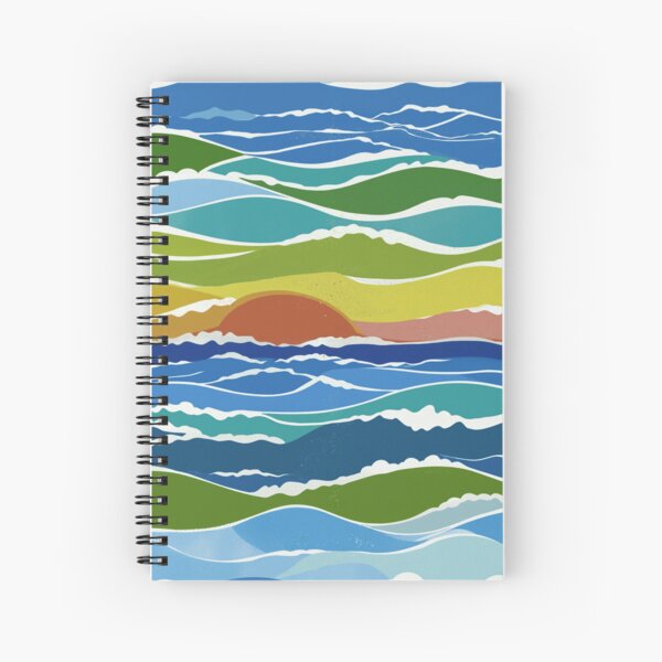Item preview, Sunset Rainbow Waves designed and sold by Artlizzard.