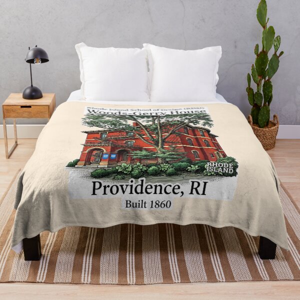 Item preview, Vintage Engraving Style Woods-Gerry House Providence RI designed and sold by EvergreenPark - Tee Studio.