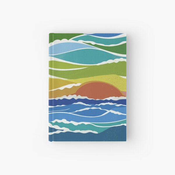 Item preview, Sunset Rainbow Waves designed and sold by Artlizzard.