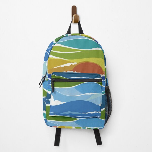 Item preview, Sunset Rainbow Waves designed and sold by Artlizzard.